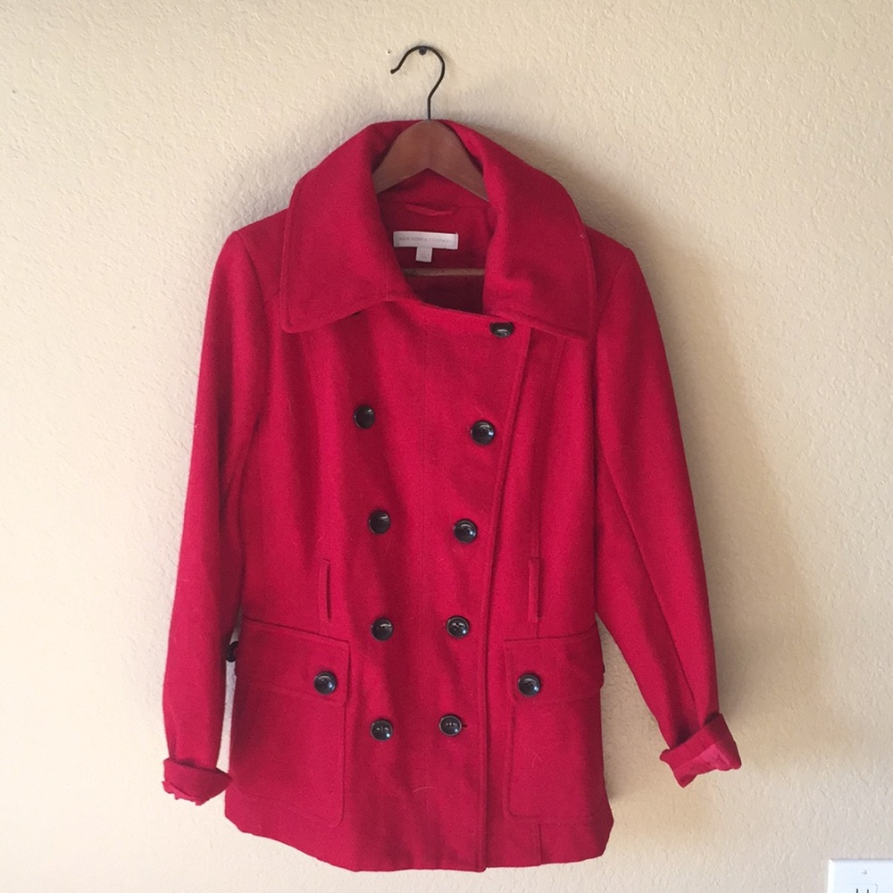 New York & Company Red coat